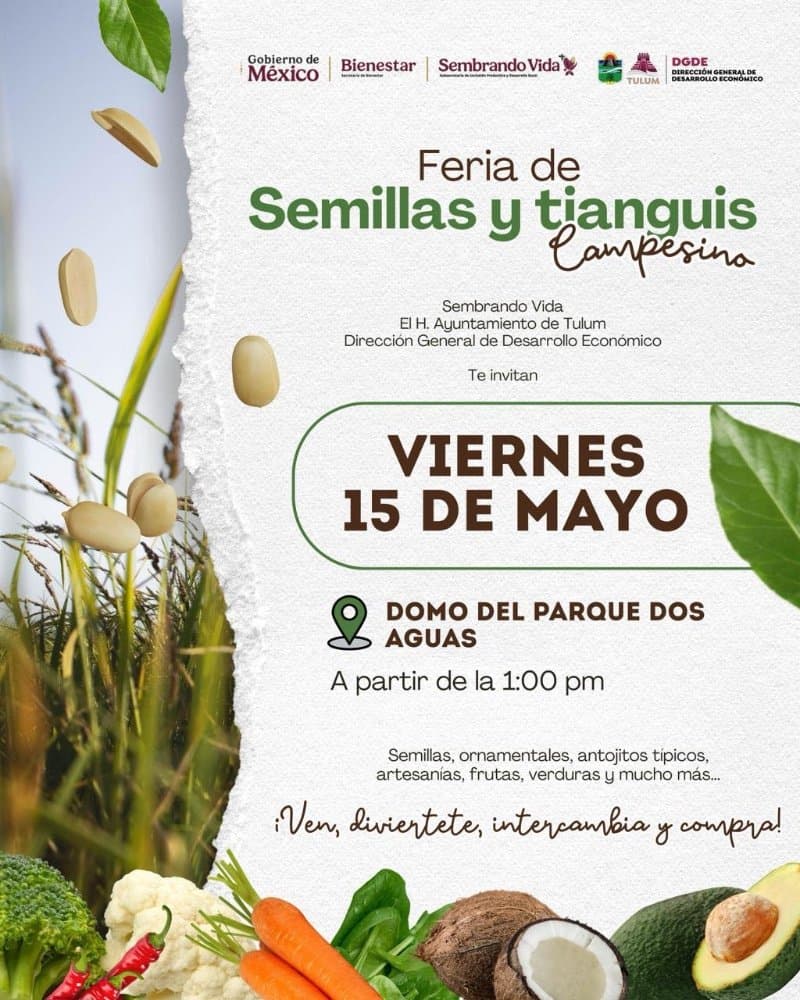 Feria de semillas y tianguis campesino