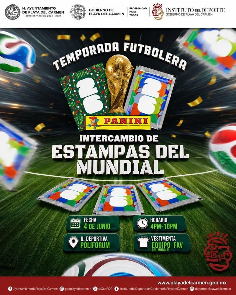 Intercambio de estampas del mundial